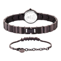 Titan Raga Glimmers Brown Dial Metal Strap Analog Watch for Women