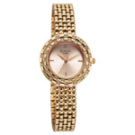 Titan Raga Showstopper Quartz Analog Rose Gold Dial Metal Strap Watch For Women