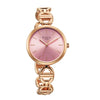 Titan Raga Showstopper Quartz Analog Rose Gold Dial Metal Strap Watch For Women