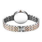 Titan Eminence Quartz Analog White Dial Two Toned Strap Watch For Women