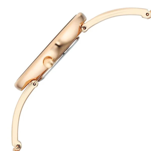 Titan Raga Brown Special Dial Rose Gold Metal Strap Analog Watch for Women