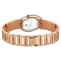 Titan Raga Brown Special Dial Rose Gold Metal Strap Analog Watch for Women