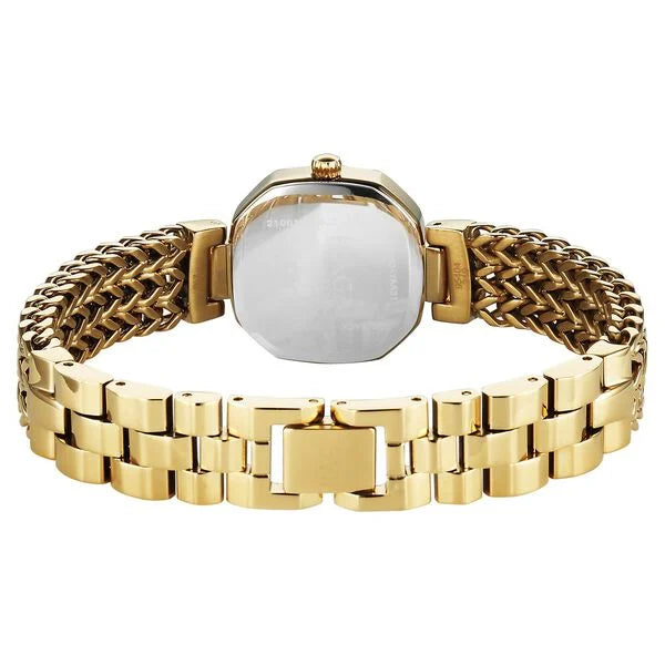Titan Raga Brown Special Dial Gold Metal Strap Analog Watch for Women