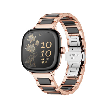 Titan AiRA Women Smartwatch 1.70" inch AMOLED Display, AI Chat, Functional Crown, 24/7 Health Suite, Luna Wellness