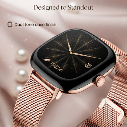 Titan AiRA Women Smartwatch 1.70" inch AMOLED Display, AI Chat, Functional Crown, 24/7 Health Suite, Luna Wellness