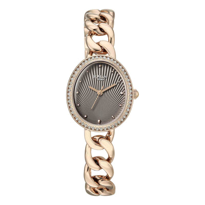 Titan Raga Grey Special Dial Rose Gold Metal Strap Analog Watch for Women