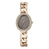 Titan Raga Grey Special Dial Rose Gold Metal Strap Analog Watch for Women