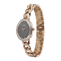 Titan Raga Grey Special Dial Rose Gold Metal Strap Analog Watch for Women