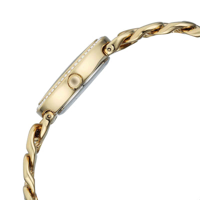 Titan Raga Blue Special Dial Gold Metal Strap Analog Watch for Women