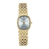 Titan Raga Blue Special Dial Gold Metal Strap Analog Watch for Women