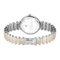 Titan Raga Silver Dial Two Toned Metal Strap Analog Watch for Women
