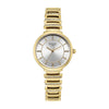 Titan Raga Silver Dial Gold Metal Strap Analog Watch for Women