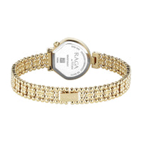 Titan Raga White Special Dial Gold Metal Strap Analog Watch for Women