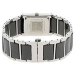 Xylys Quartz Analog Black Dial Stainless Steel & Ceramic Strap Watch for Women