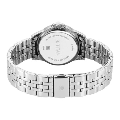 Titan Women Brass Round Shape Watches(9798SM06)