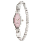 Titan Quartz Analog Pink Dial Metal Strap Watch for Women