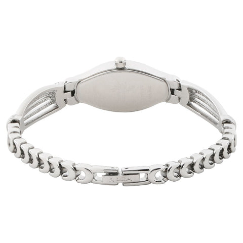 Titan Quartz Analog Pink Dial Metal Strap Watch for Women