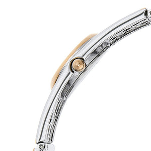 Titan Raga White Dial Women Watch With Metal Strap