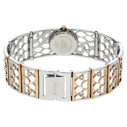 Titan Raga White Dial Women Watch With Metal Strap