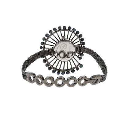 Titan Raga Black Dial Women Watch With Bimetal Strap