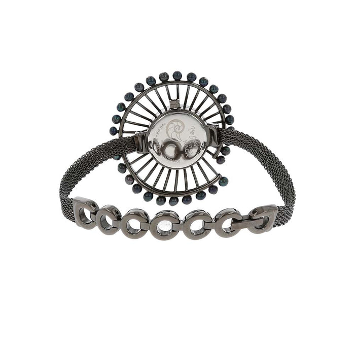 Titan Raga Black Dial Women Watch With Bimetal Strap