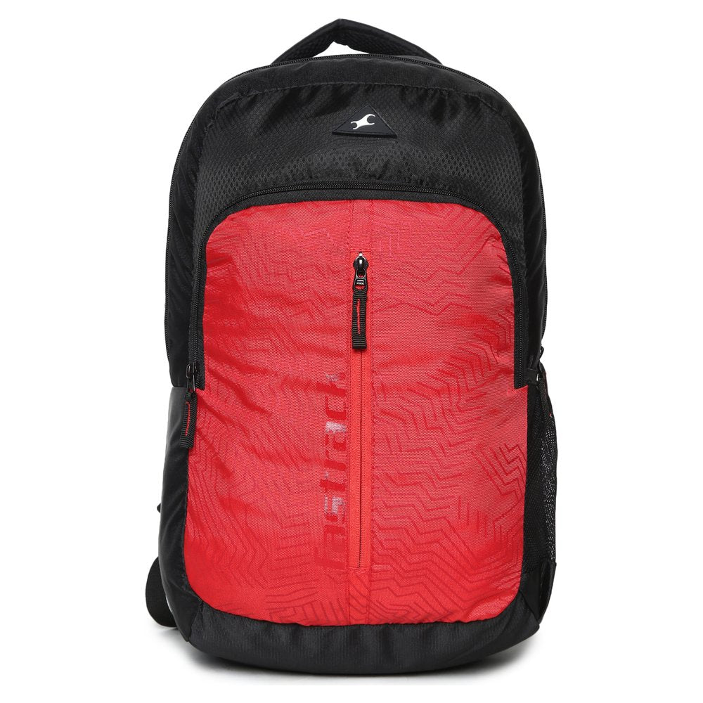 Red Polyester Backpack