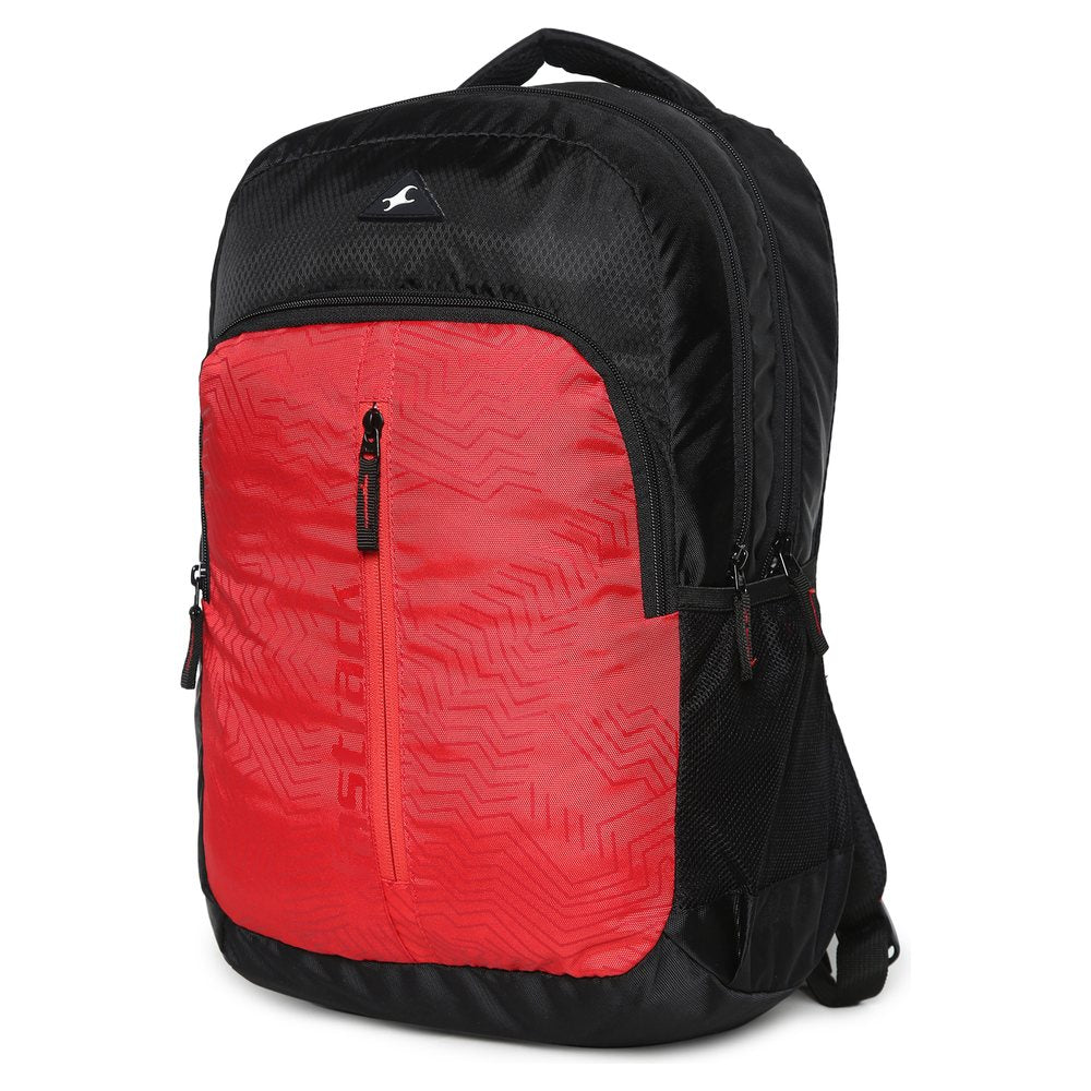 Red Polyester Backpack