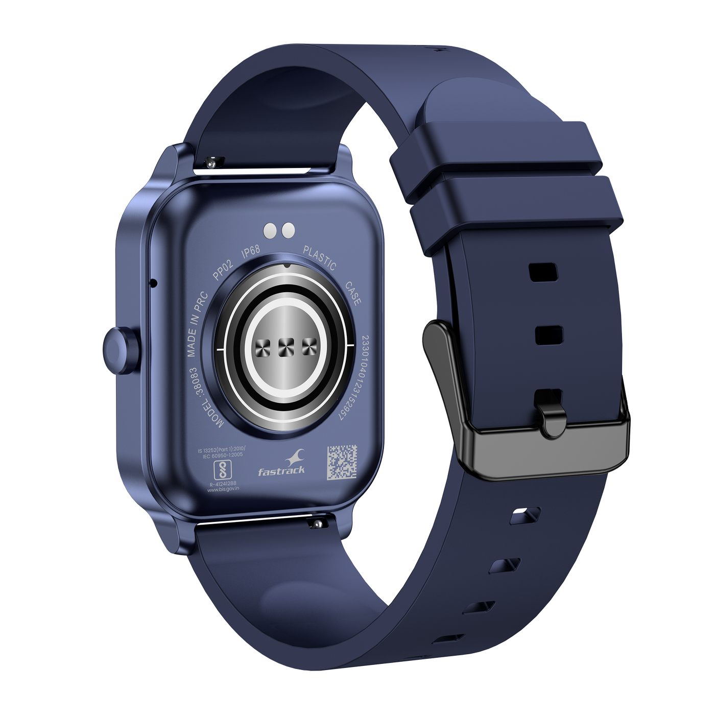 Fastrack Revoltt FS1 Blue Smartwatch with 1.83'' UltraVU Display |SingleSync Bluetooth Calling |Fast Charge |110+ Sports Mode |200+ Watch Faces |IP68 Smartwatch