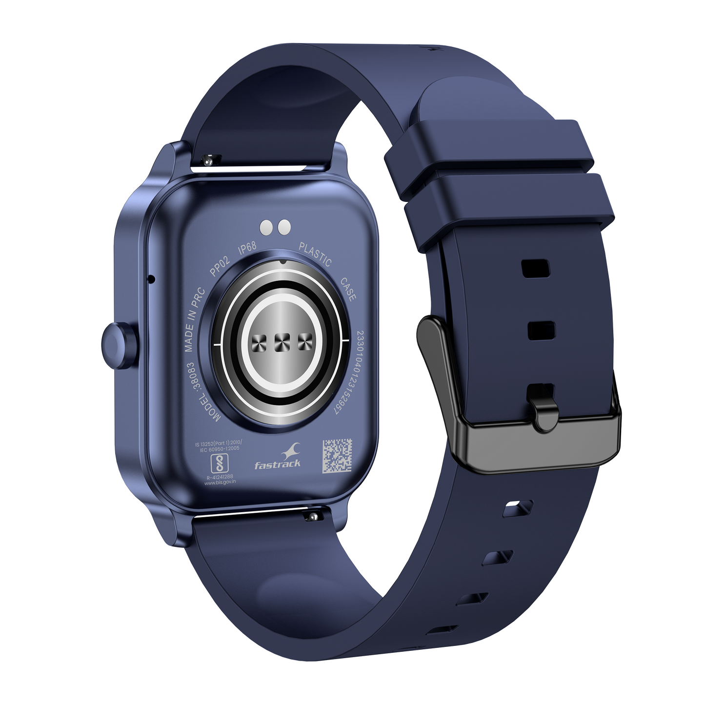 Fastrack Revoltt FS1 Blue Smartwatch with 1.83'' UltraVU Display |SingleSync Bluetooth Calling |Fast Charge |110+ Sports Mode |200+ Watch Faces |IP68 Smartwatch