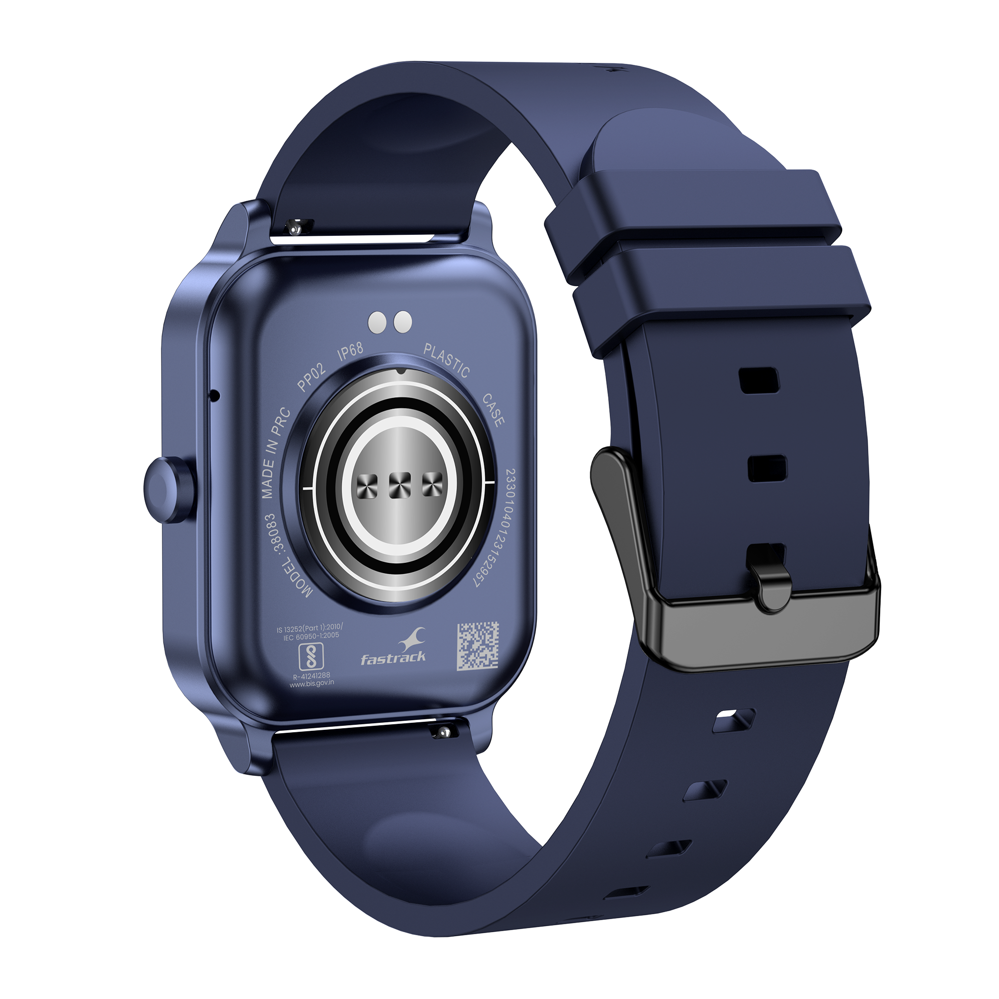Fastrack Revoltt FS1 Blue Smartwatch with 1.83'' UltraVU Display |SingleSync Bluetooth Calling |Fast Charge |110+ Sports Mode |200+ Watch Faces |IP68 Smartwatch