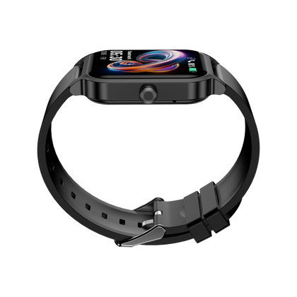 Fastrack Revoltt FS1 Black Smartwatch with 1.83'' UltraVU Display |SingleSync Bluetooth Calling |Fast Charge |110+ Sports Mode |200+ Watch Faces |IP68 Smartwatch