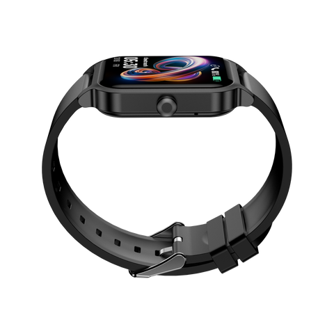 Fastrack Revoltt FS1 Black Smartwatch with 1.83'' UltraVU Display |SingleSync Bluetooth Calling |Fast Charge |110+ Sports Mode |200+ Watch Faces |IP68 Smartwatch