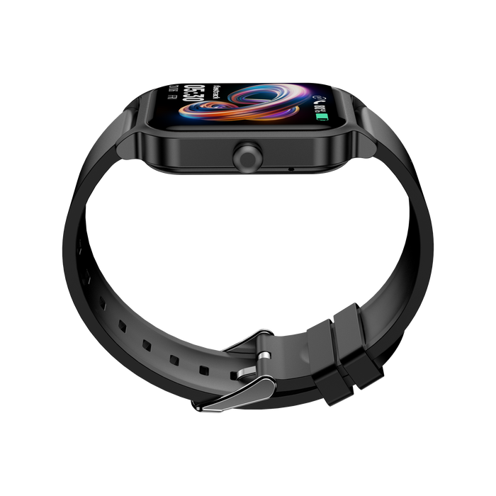 Fastrack Revoltt FS1 Black Smartwatch with 1.83'' UltraVU Display |SingleSync Bluetooth Calling |Fast Charge |110+ Sports Mode |200+ Watch Faces |IP68 Smartwatch