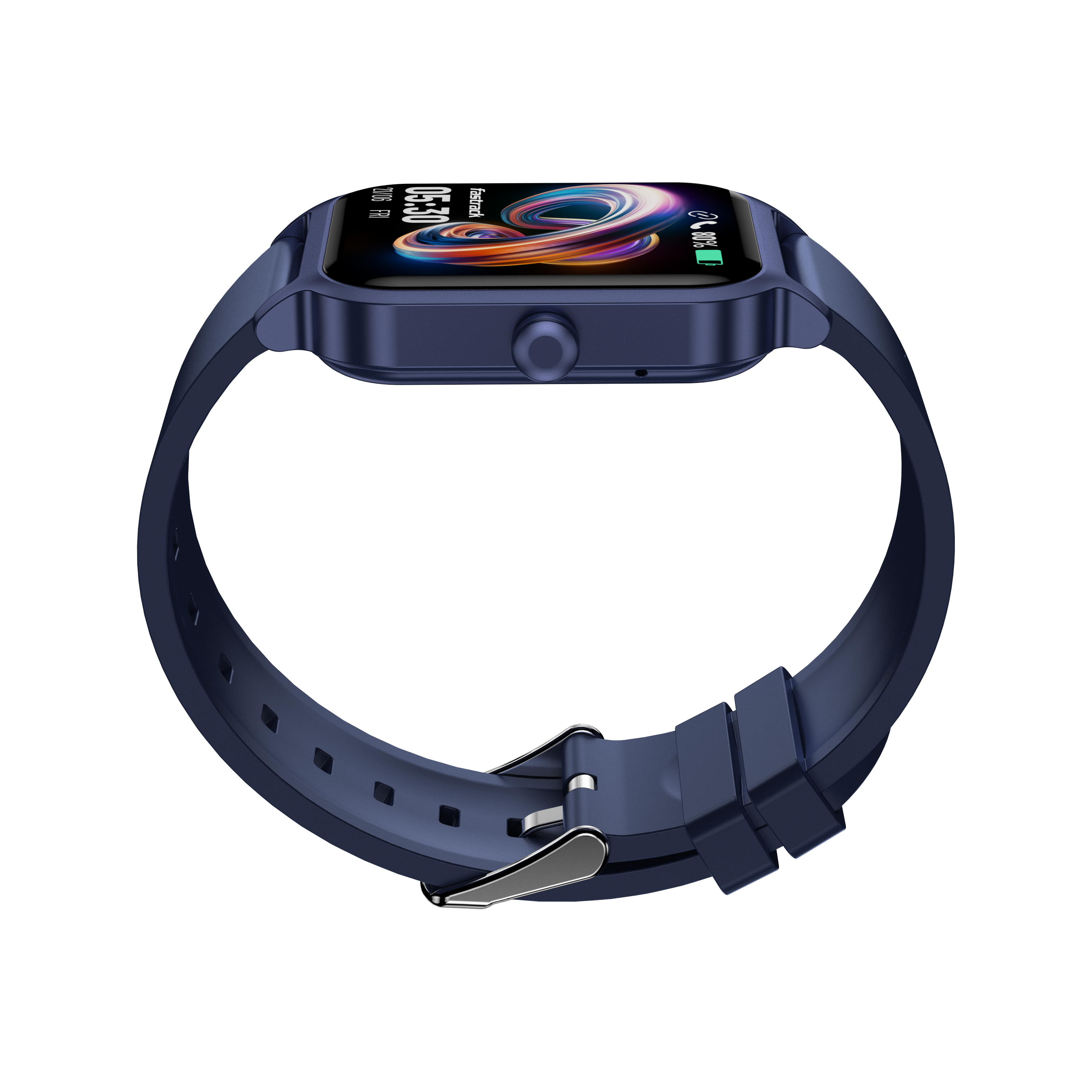 Fastrack Revoltt FS1 Blue Smartwatch with 1.83'' UltraVU Display |SingleSync Bluetooth Calling |Fast Charge |110+ Sports Mode |200+ Watch Faces |IP68 Smartwatch