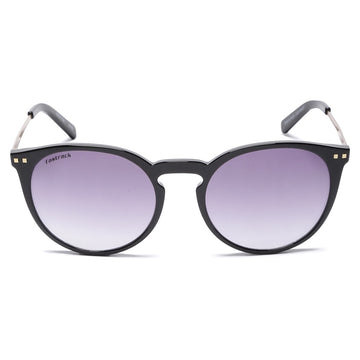 Black Round Women Sunglasses