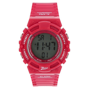Zoop By Titan DigitalDigital Dial PU Strap Watch for Kids