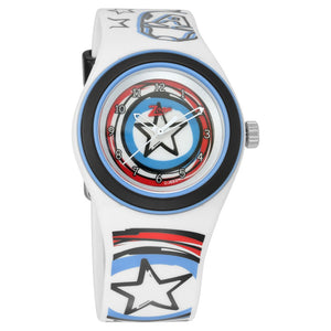 Zoop By Titan Quartz Analog White Dial PU Strap Watch for Kids