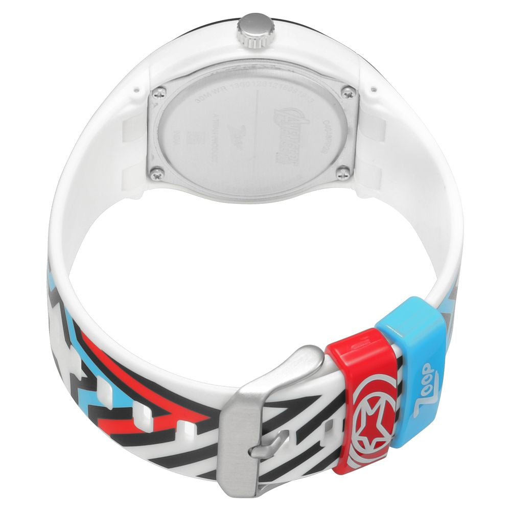 Zoop By Titan Quartz Analog White Dial PU Strap Watch for Kids