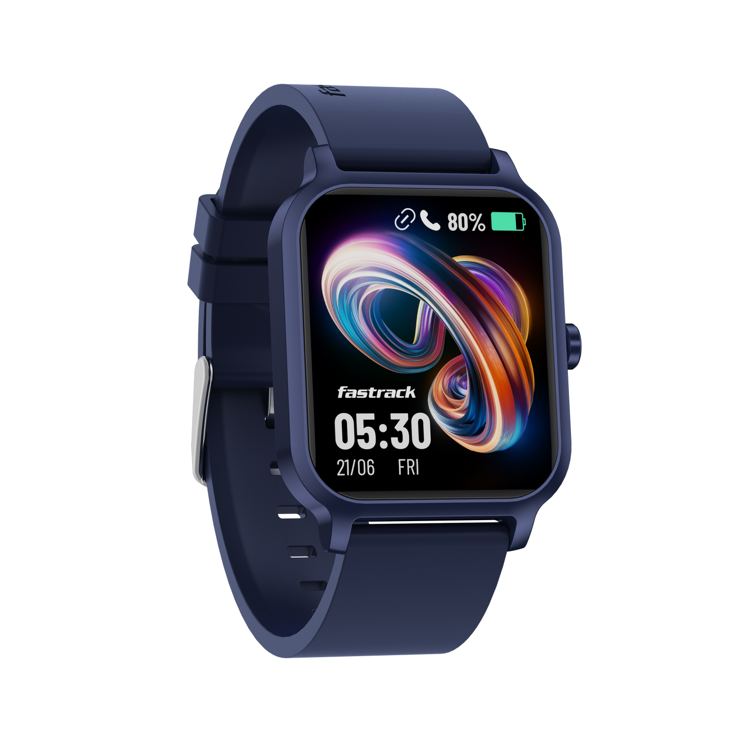 Fastrack Revoltt FS1 Blue Smartwatch with 1.83'' UltraVU Display |SingleSync Bluetooth Calling |Fast Charge |110+ Sports Mode |200+ Watch Faces |IP68 Smartwatch