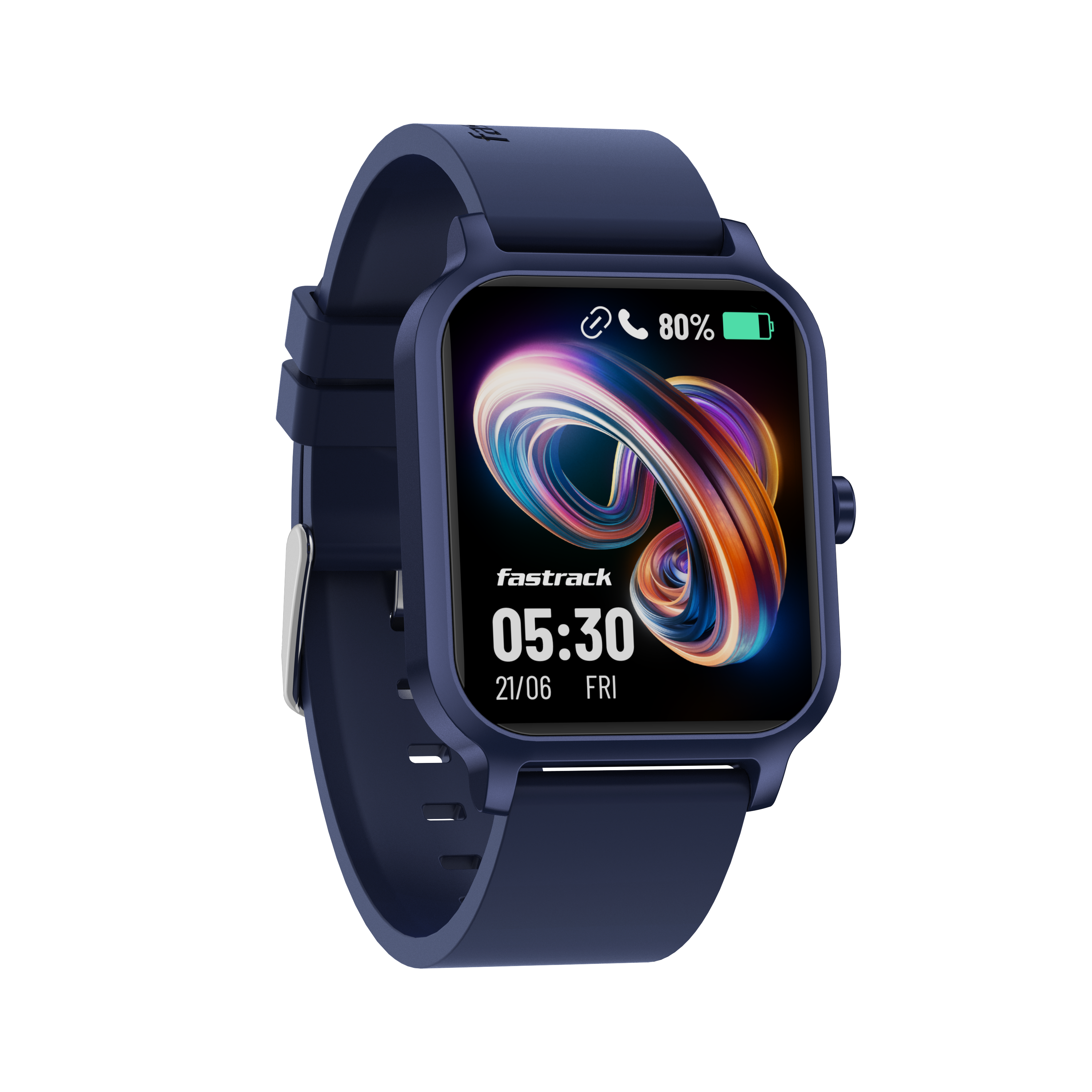Fastrack Revoltt FS1 Blue Smartwatch with 1.83'' UltraVU Display |SingleSync Bluetooth Calling |Fast Charge |110+ Sports Mode |200+ Watch Faces |IP68 Smartwatch