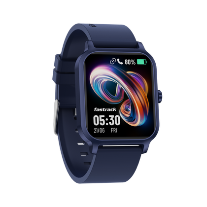 Fastrack Revoltt FS1 Blue Smartwatch with 1.83'' UltraVU Display |SingleSync Bluetooth Calling |Fast Charge |110+ Sports Mode |200+ Watch Faces |IP68 Smartwatch