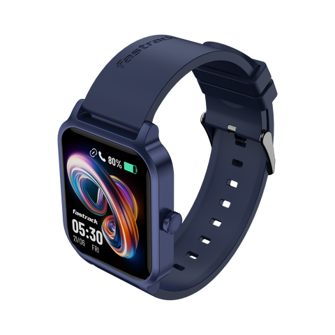 Fastrack Revoltt FS1 Blue Smartwatch with 1.83'' UltraVU Display |SingleSync Bluetooth Calling |Fast Charge |110+ Sports Mode |200+ Watch Faces |IP68 Smartwatch