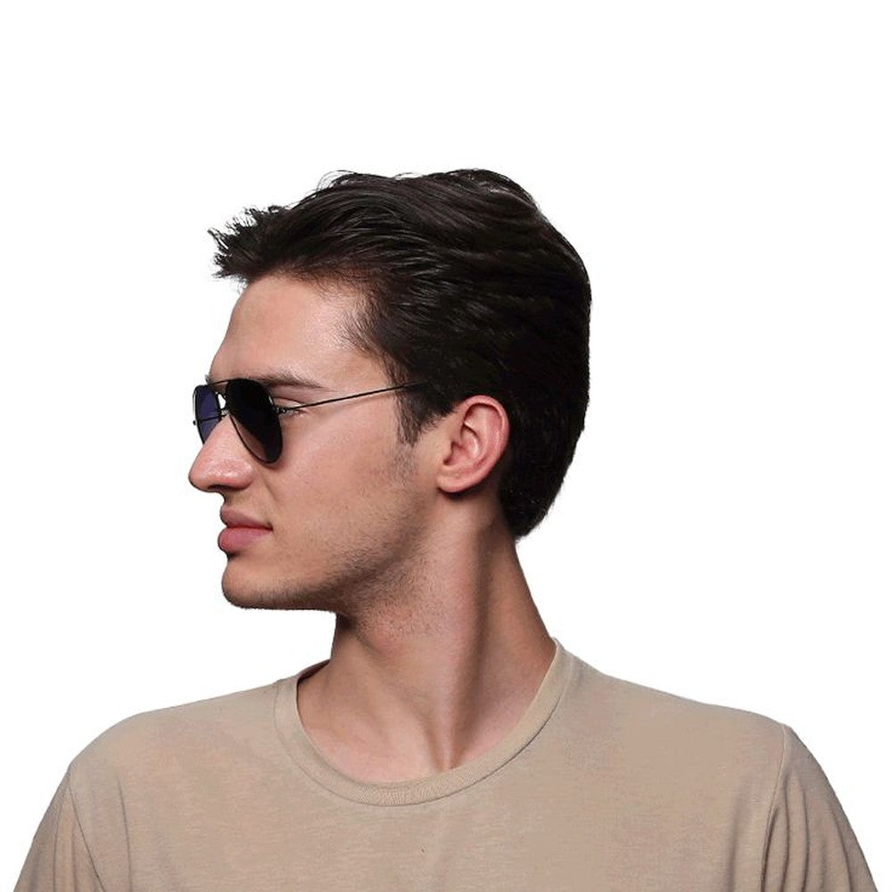 Black Aviator Men Sunglasses