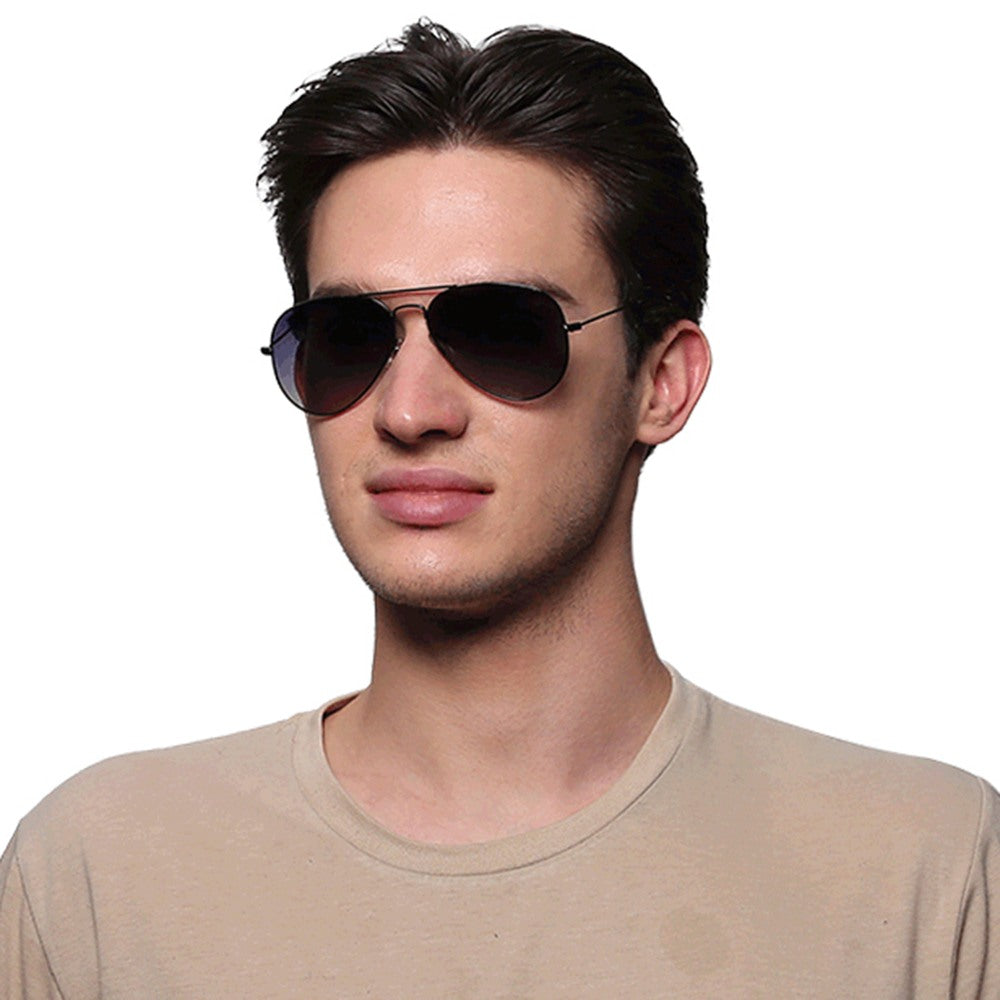 Black Aviator Men Sunglasses