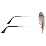 Gold Aviator Men Sunglasses (M165BR37G|58)