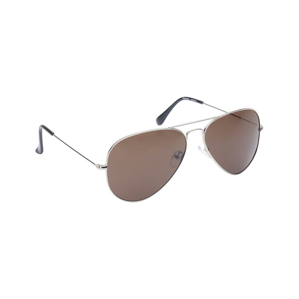 Fastrack Brown Aviator Sunglasses for Men