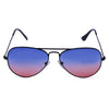 Black Aviator Men Sunglasses (M165BU34|58)