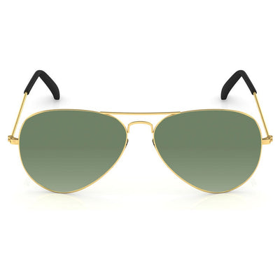 Yellow Aviator Men Sunglasses