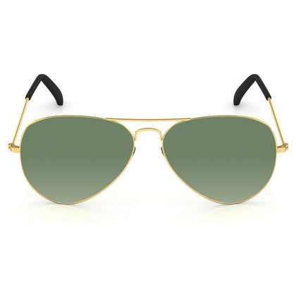 Yellow Aviator Men Sunglasses