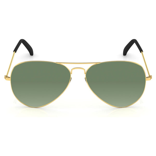 Yellow Aviator Men Sunglasses
